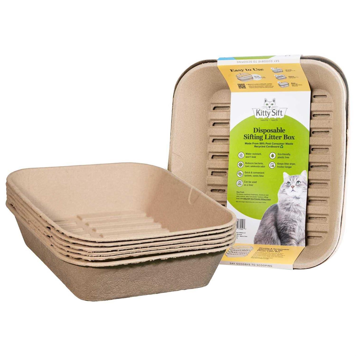 Kitty Sift Disposable Sifting Litter Box - Nail Gallerys