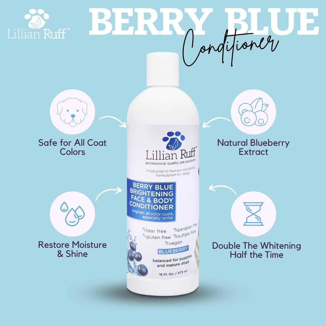 Lillian Ruff Berry Blue Brightening Face and Body Wash for Dogs and Cats - Nail Gallerys