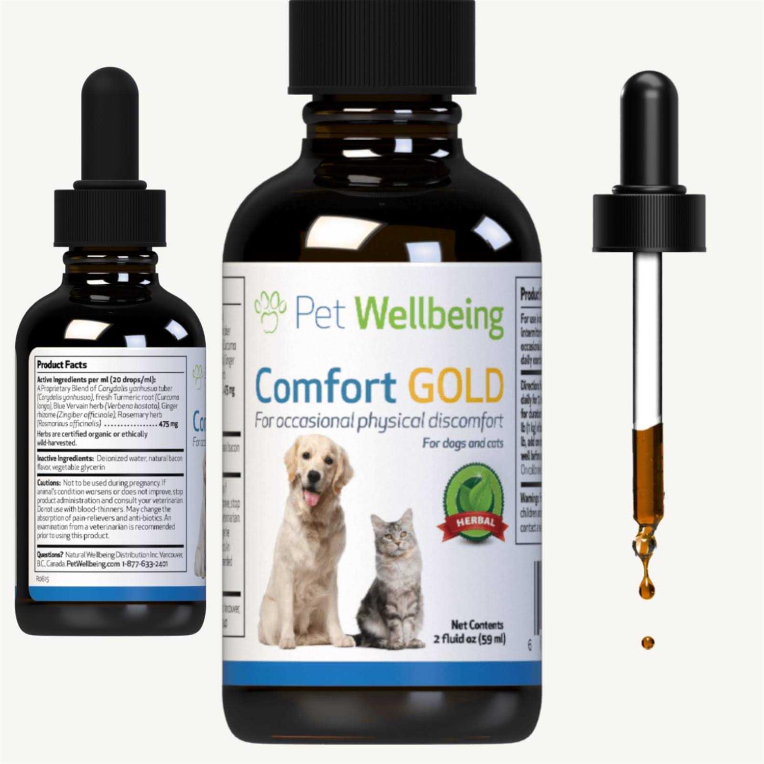 Pet Wellbeing Comfort Gold for Cats - Nail Gallerys