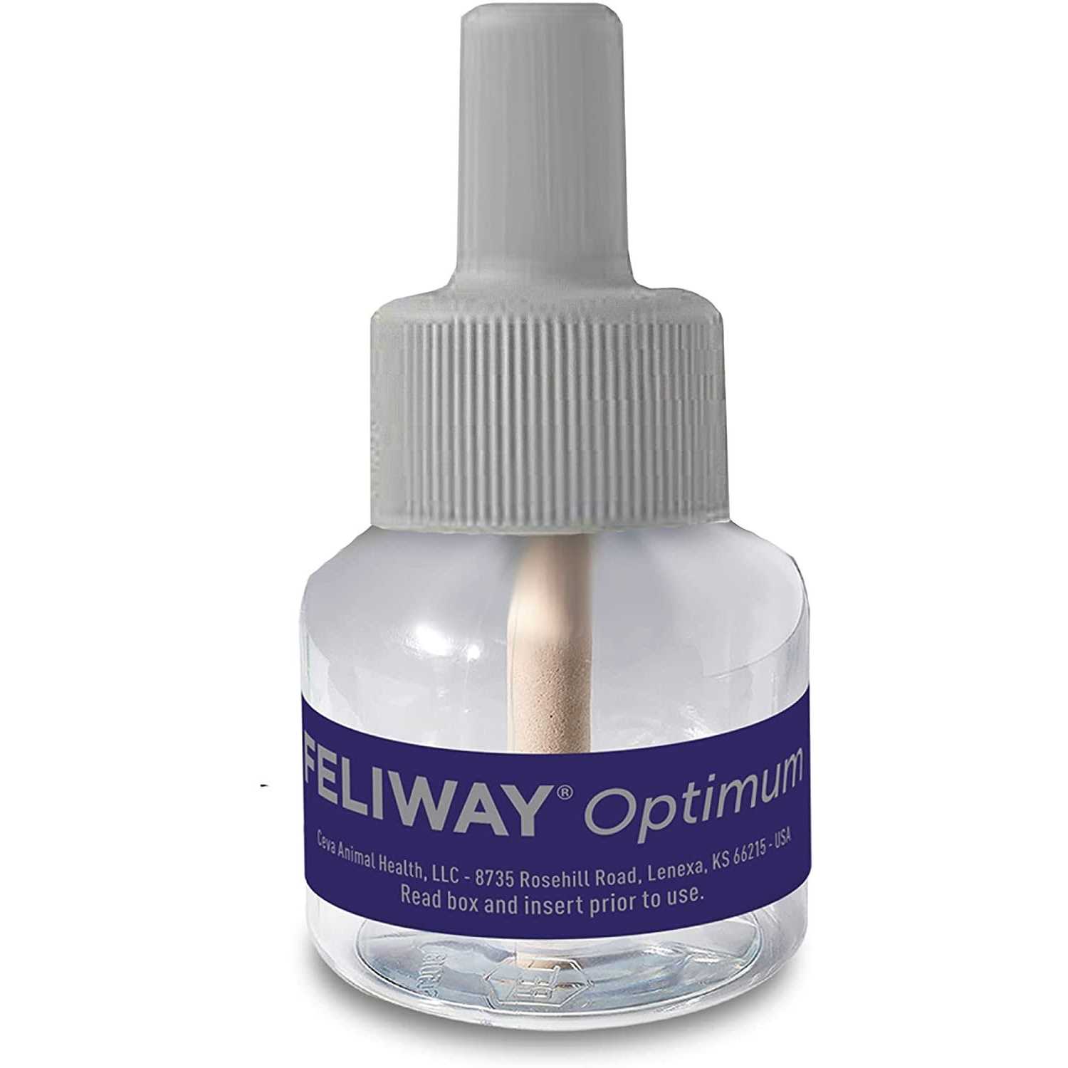 Feliway Optimum Enhanced Calming Pheromone 30 Day Cat Diffuser Refill - Nail Gallerys