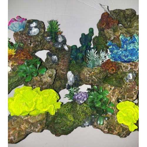 Top Fin Stone and Coral Bubbler Aquarium Tank Ornament - Nail Gallerys