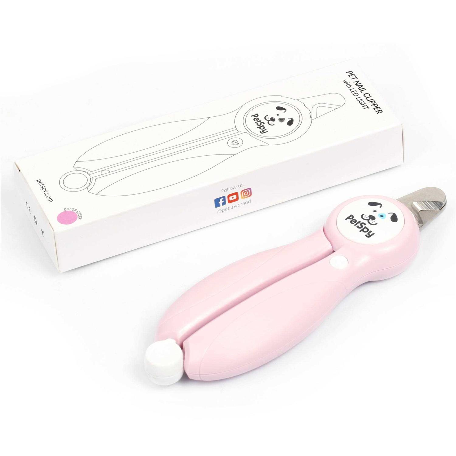 PetSpy Newest Dog Nail Clippers with LED Guide Light Professional Claw Care Pet Nail Clipper & Trimmer with Nail File - Nail Gallerys