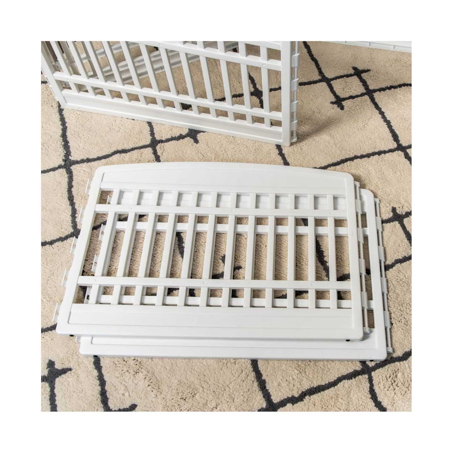 IRIS USA 24” 2-Panel Exercise Pet Playpen Add-On - Nail Gallerys