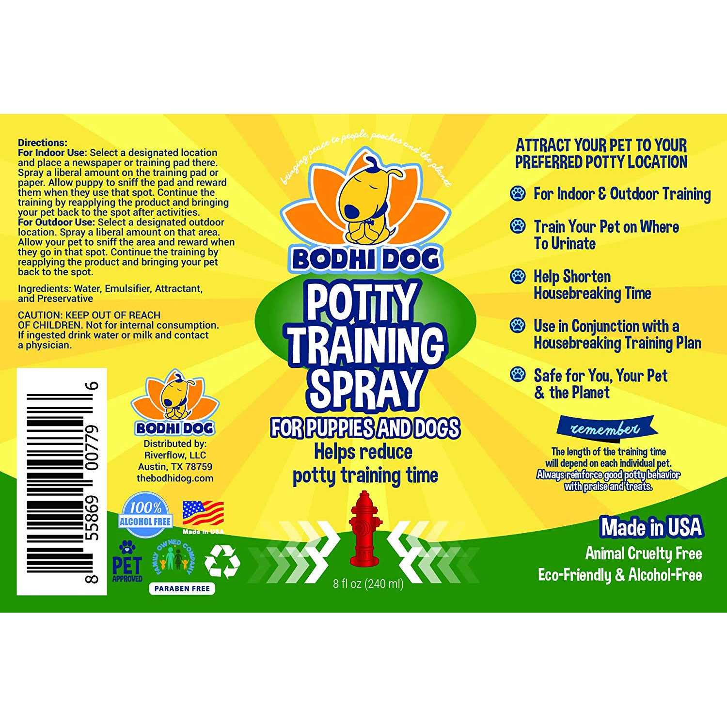 Bodhi Dog Potty Training Spray Indoor Outdoor Potty Training Aid for Dogs & Puppies - Nail Gallerys