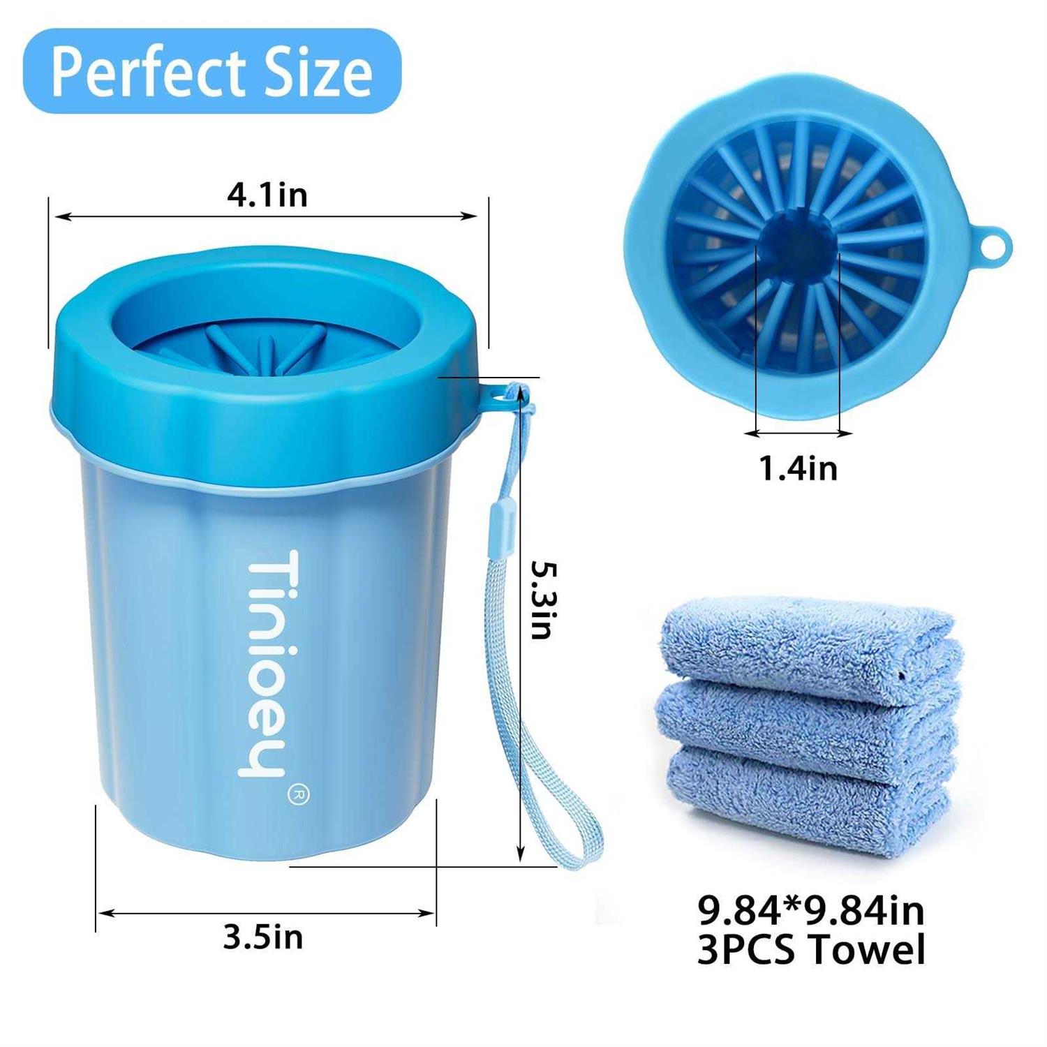 Tinioey Dog Paw Cleaner for Medium Dogs Dog Paw Washer - Nail Gallerys