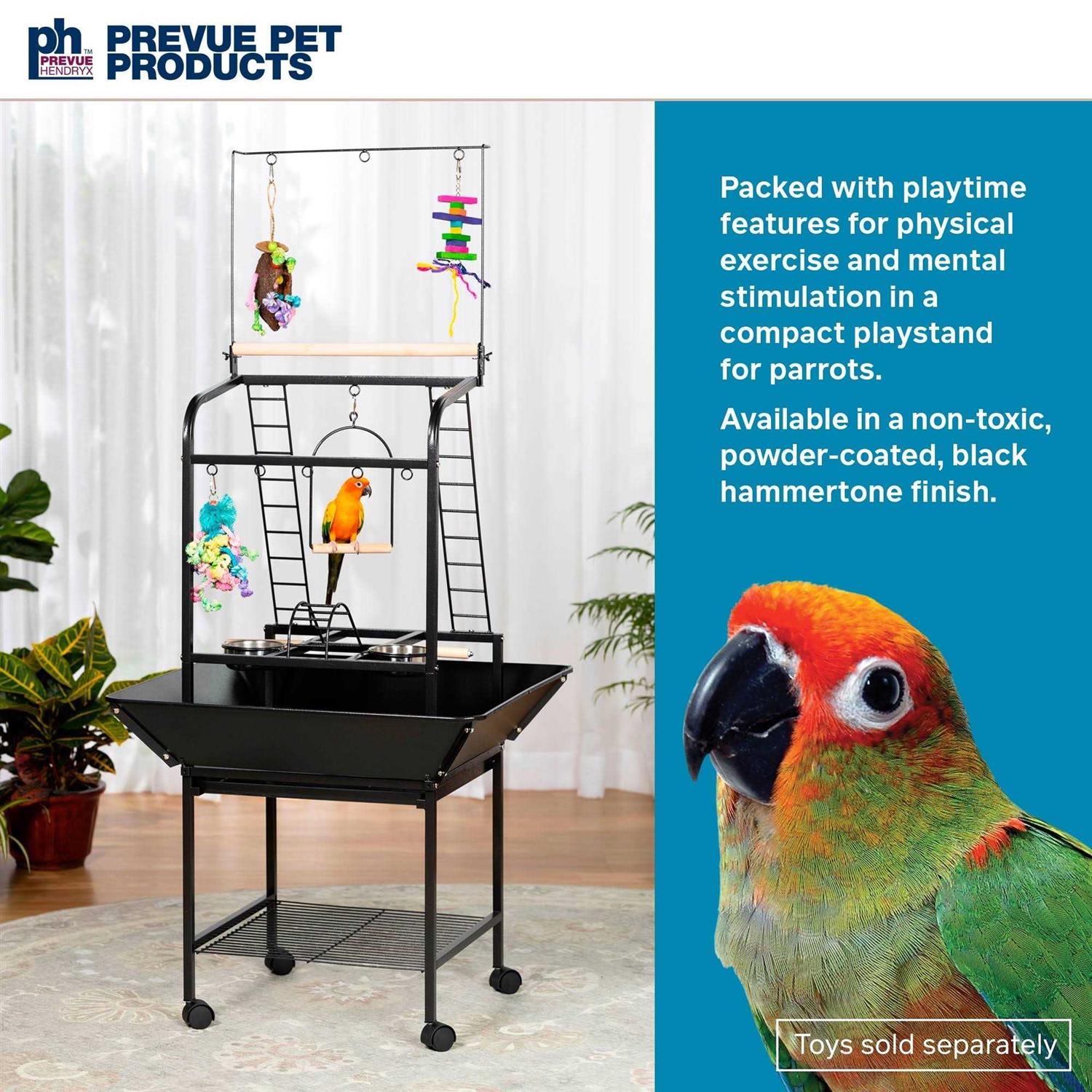 Prevue Pet Small Parrot Playstand - Nail Gallerys