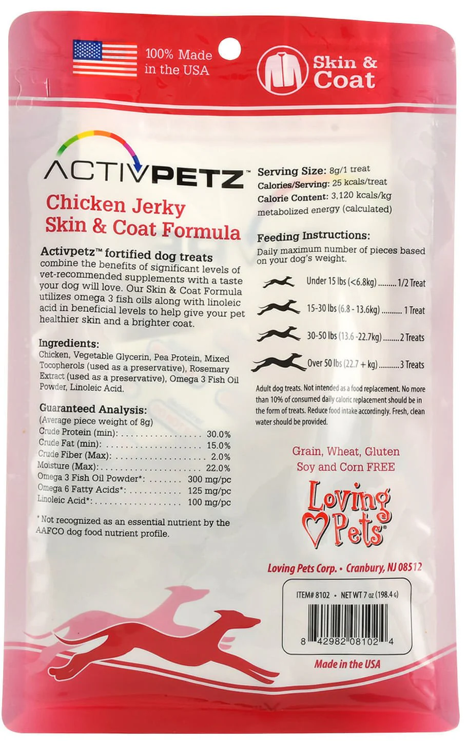 ActivPetz Skin & Coat Jerky Treats - Nail Gallerys