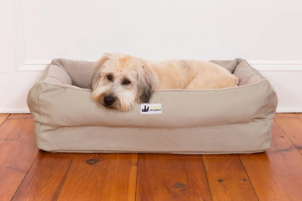 EZ-Wash Fleece Lounger Memory Foam Dog Bed, Medium - Nail Gallerys