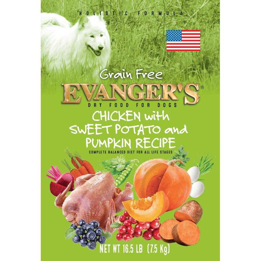 Evanger’s Chicken Sweet Potato & Pumpkin Grain Free Dry Dog Food - Nail Gallerys