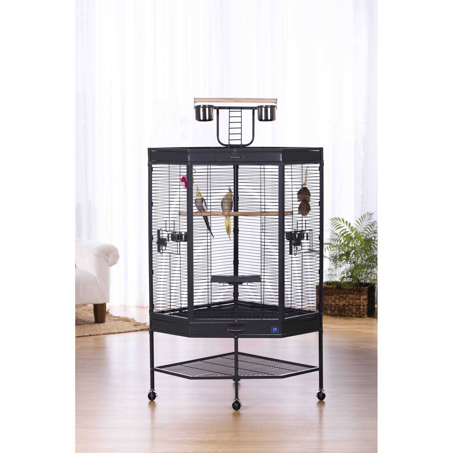 Prevue Pet Products Prevue Cage Corner with Playtop - Nail Gallerys