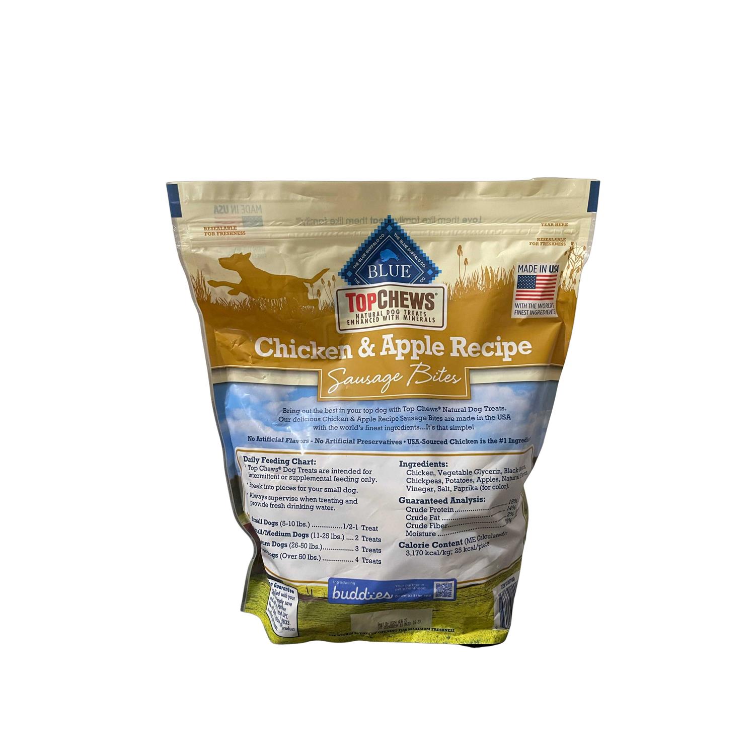 Top Chews Chicken & Apple Recipe 100% Natural Dog Treats - Nail Gallerys