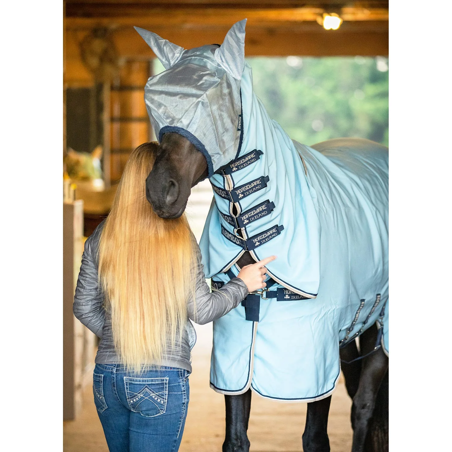 Rambo Hoody Vamoose with No-Fly Zone Horse Fly Sheet - Nail Gallerys