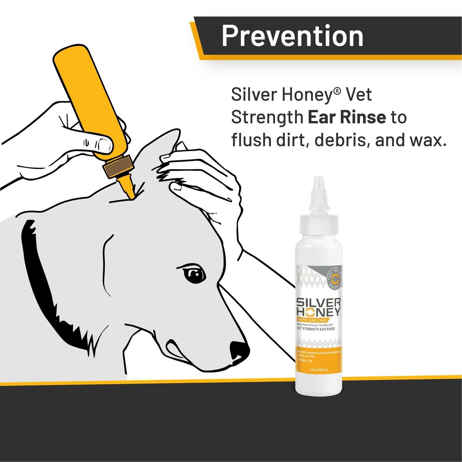 Silver Honey Rapid Ear Care Vet Strength Ear Rinse - Nail Gallerys