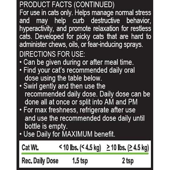 Liquid-Vet Feline Calm & Content Support Flavor Formula for Cats - Nail Gallerys