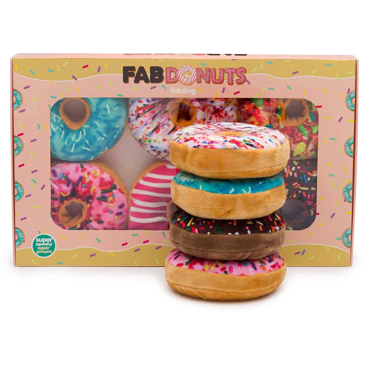 fabdog Box of Doughnuts Dog Toys - Nail Gallerys