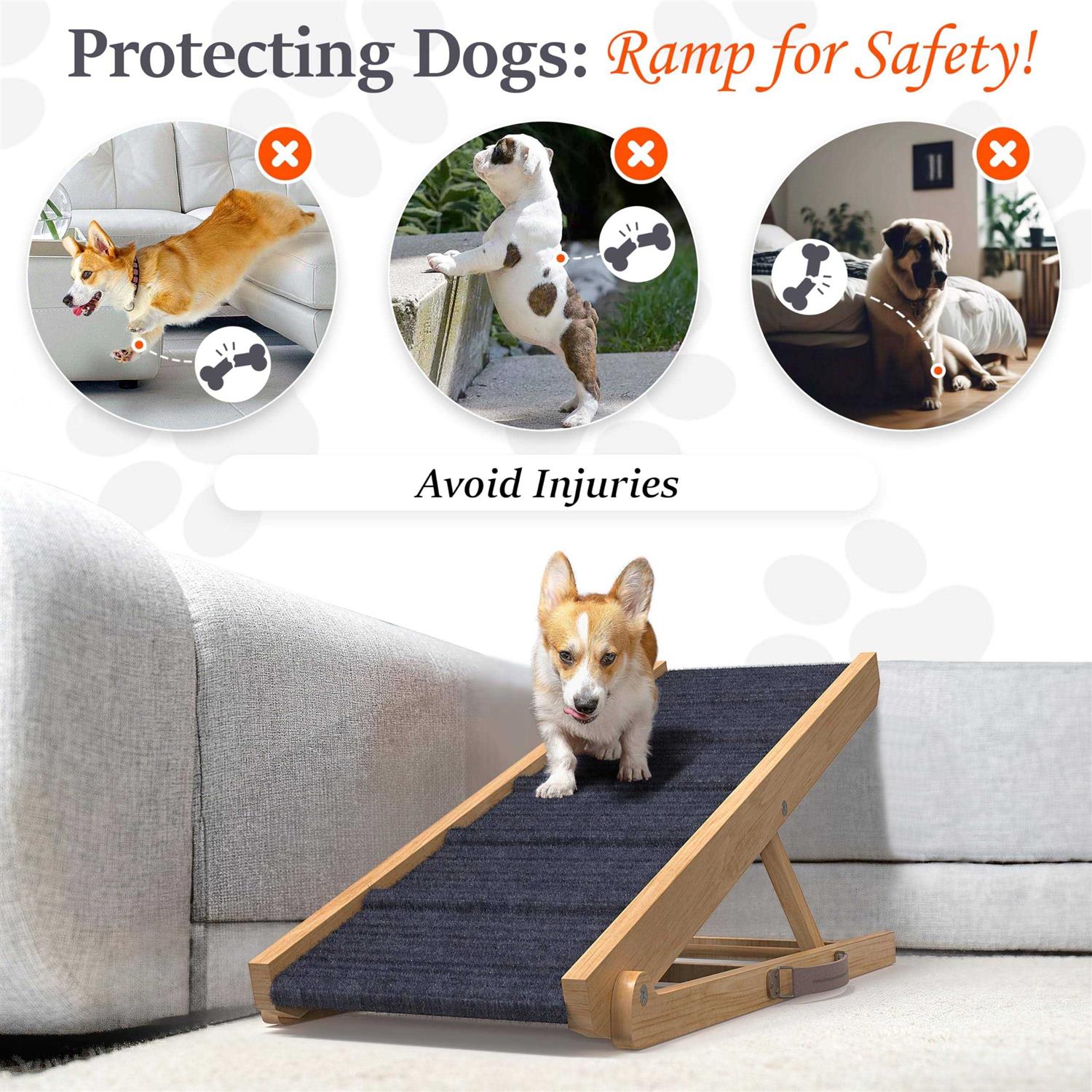 PATHOSIO PETS Dog Ramp for Bed Small Dog to Large Dog Portable Ramp for Dogs - Nail Gallerys