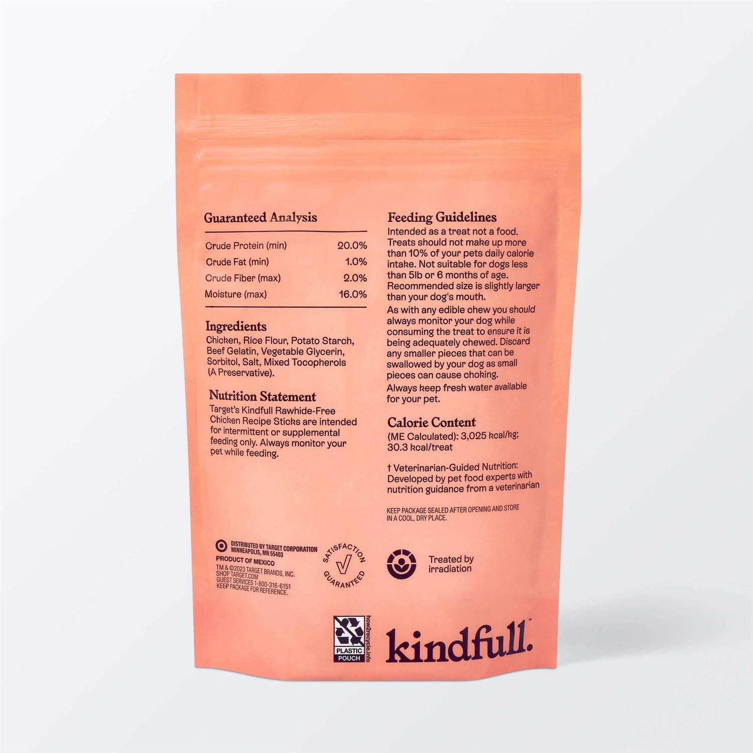 Kindfull Rawhide-Free Recipe Stick Dog Treat - Nail Gallerys