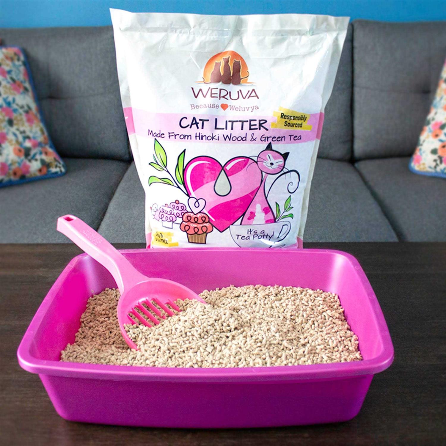 Weruva Green Tea Hinoki Wood Cat Litter - Nail Gallerys