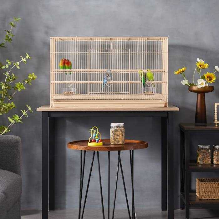 Topeakmart 18 Flight Cage with Slide-Out Tray for Birds - Nail Gallerys