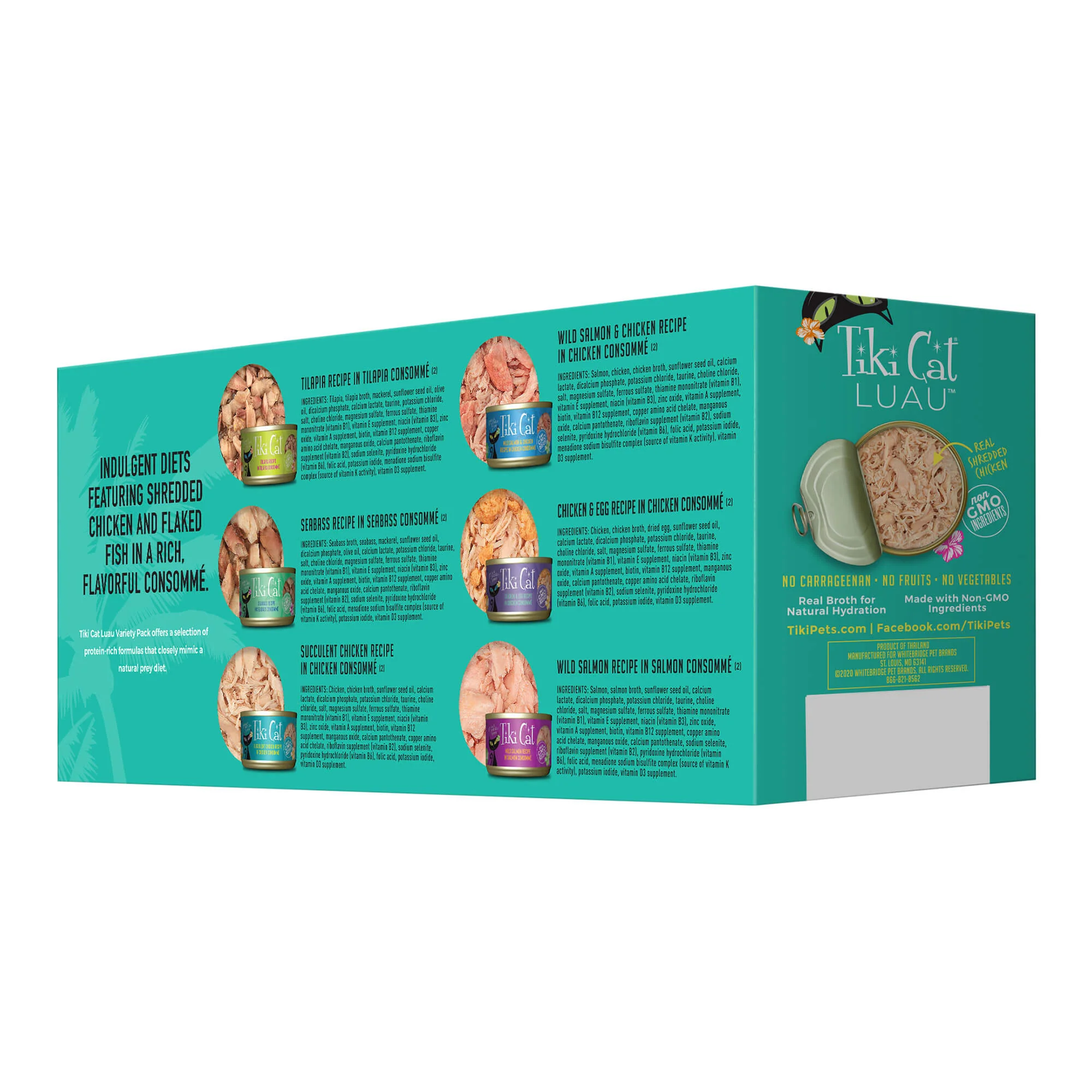 Tiki Cat Luau Wet Cat Food, Variety Pack - Nail Gallerys