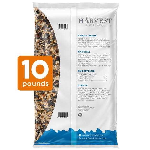Harvest Seed & Supply Mealworm Medley Wild Bird Food, Blend - Nail Gallerys