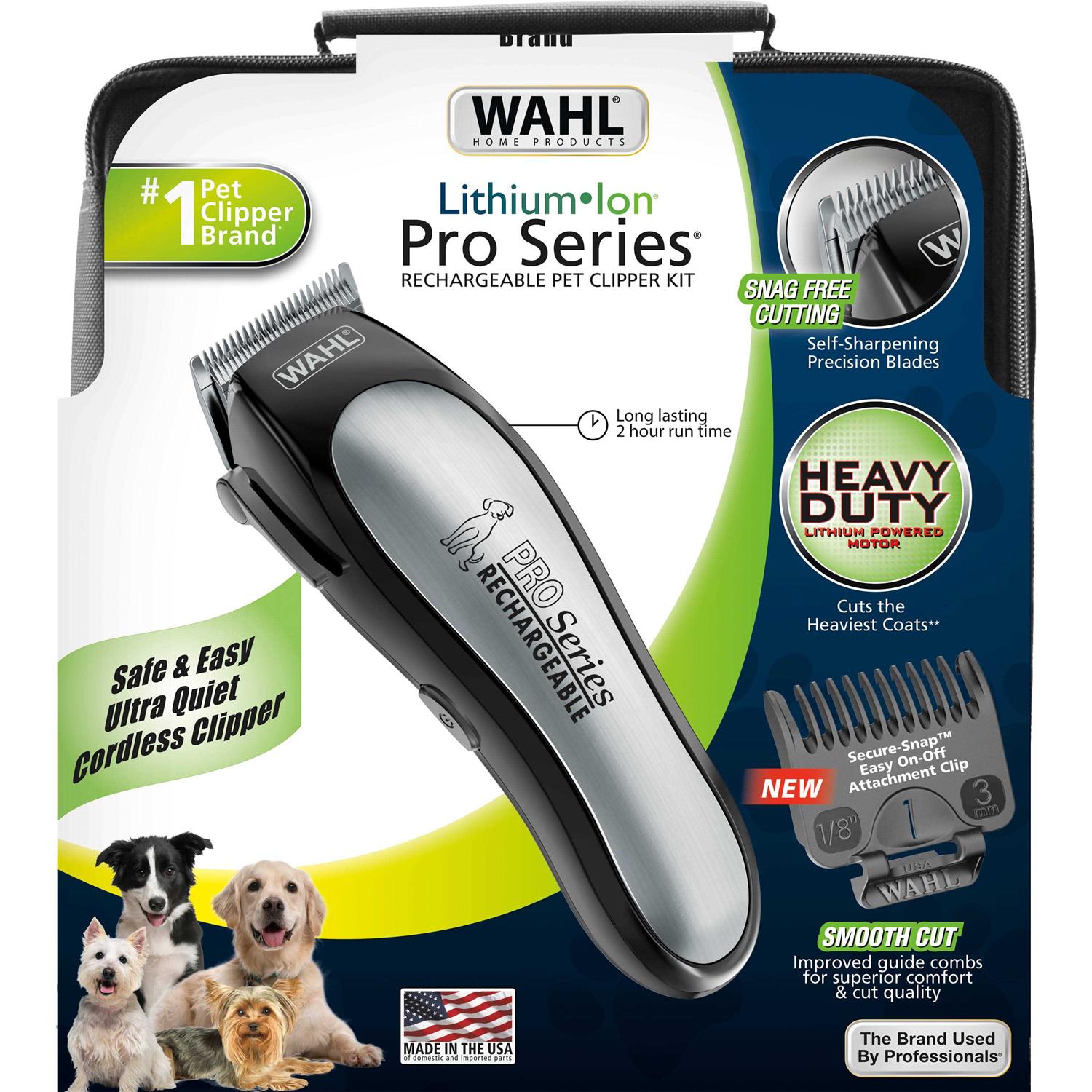 Wahl Lithium Ion Pro Series Cordless Dog Pet Clipper - Nail Gallerys