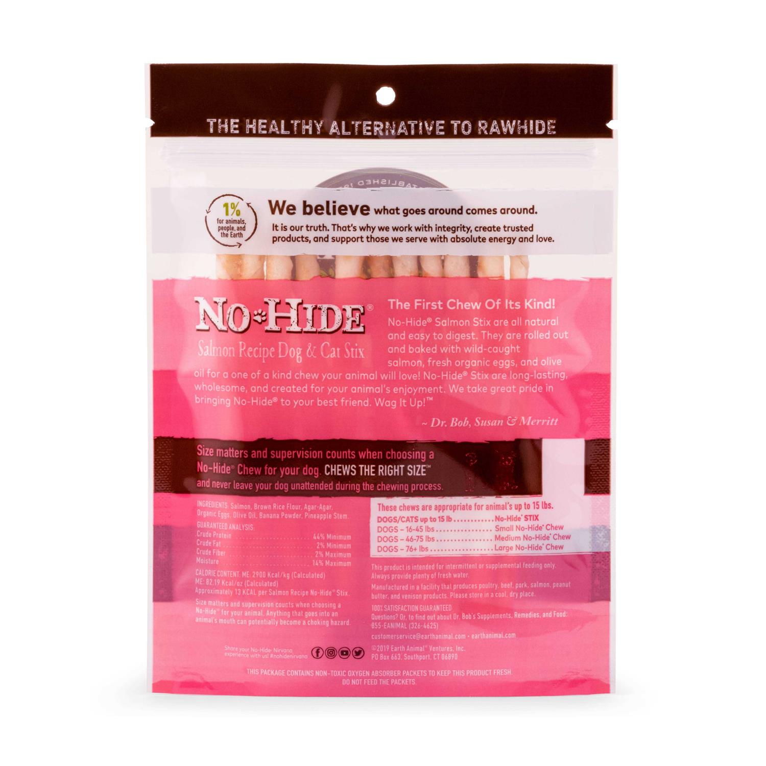 Earth Animal No Hide Salmon Stix - Nail Gallerys