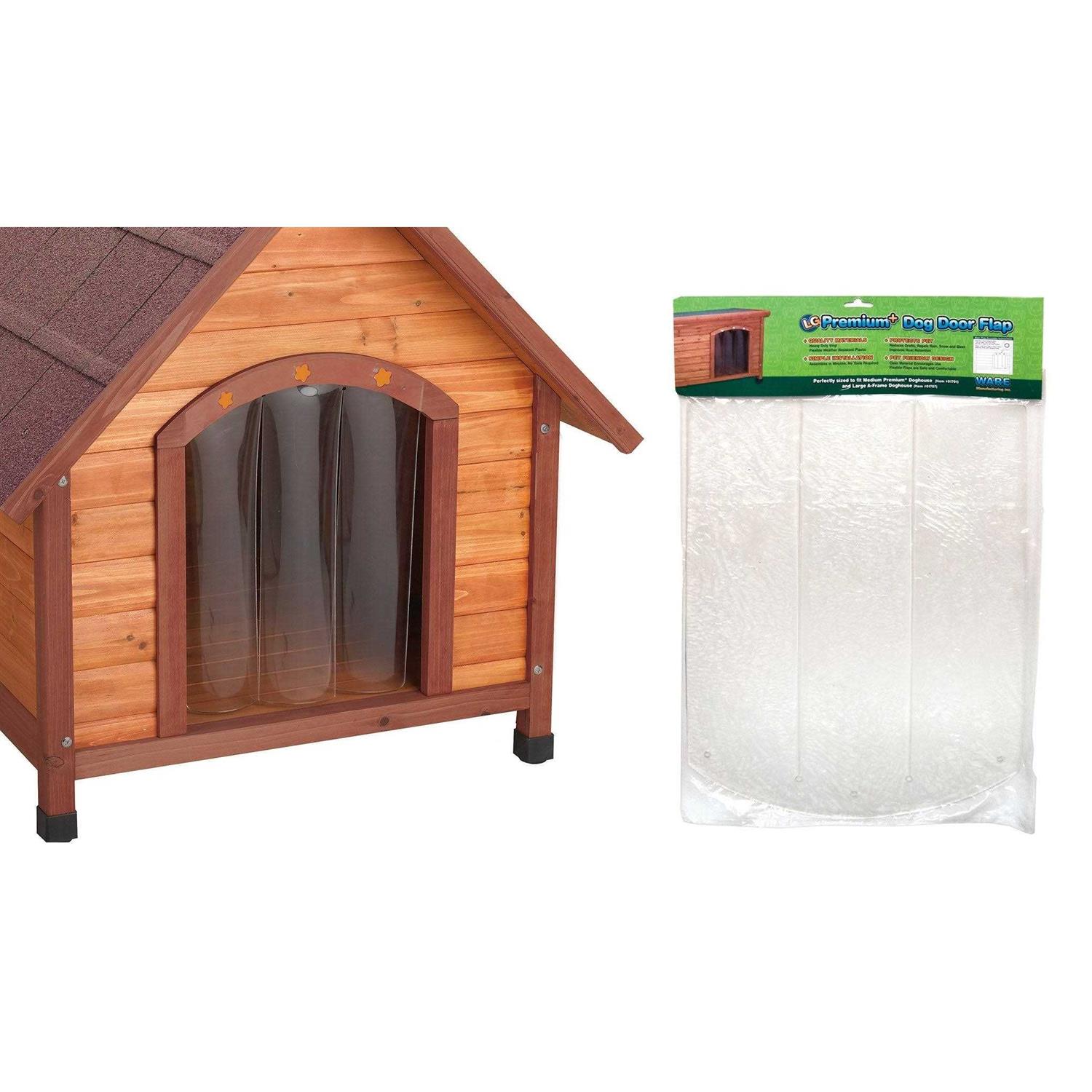 Ware Premium Plus A Frame Dog House Door Flap - Nail Gallerys