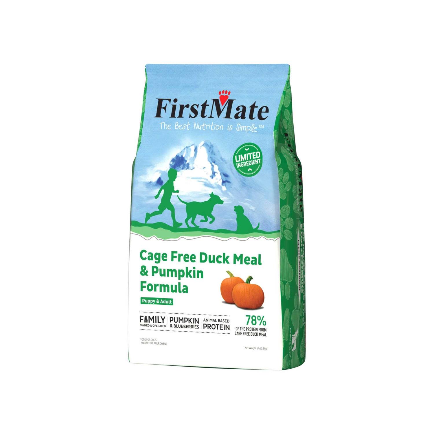 FirstMate Limited Ingredient Cage-Free Duck Meal & Pumpkin Formula Dry Dog Food - Nail Gallerys