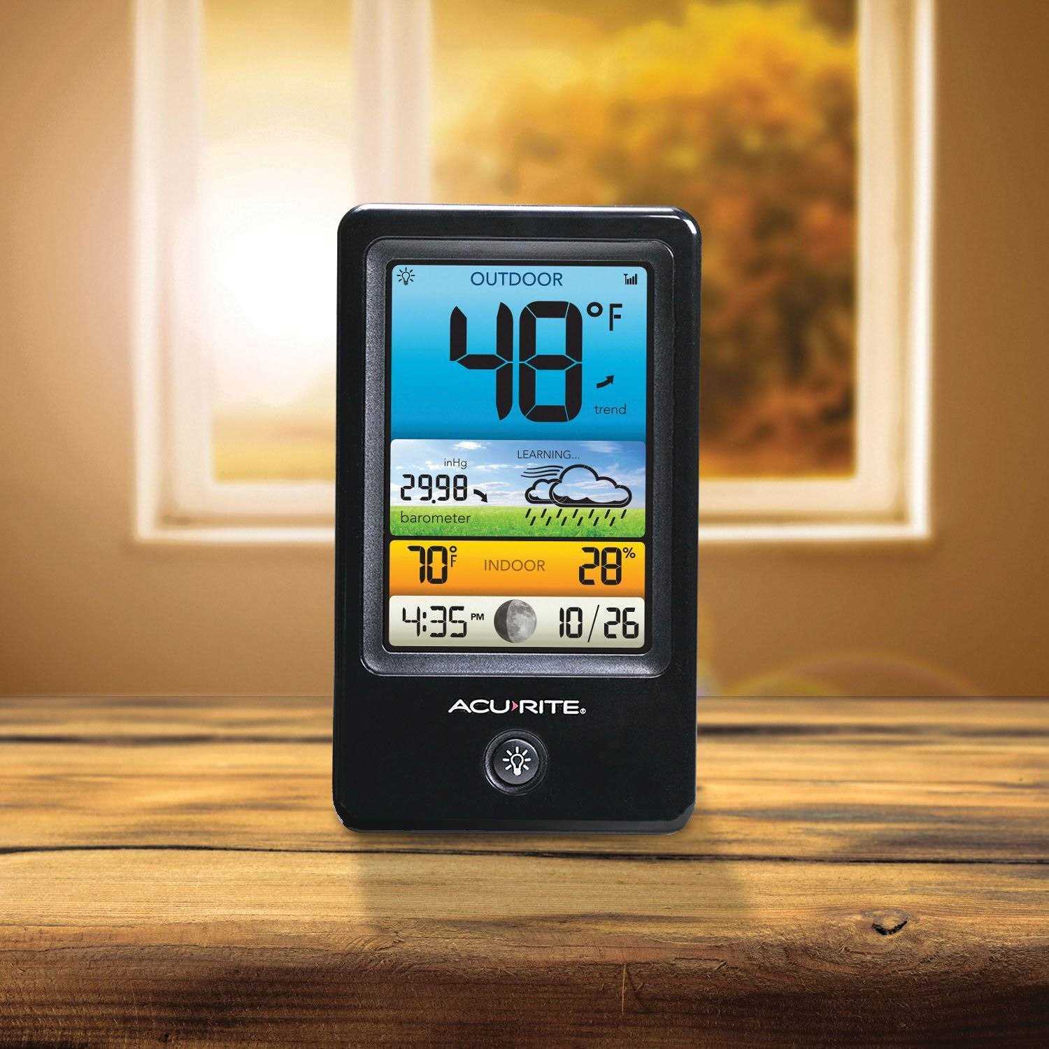 Acurite Wireless Color Forecaster with Temperature & Humidity - Nail Gallerys