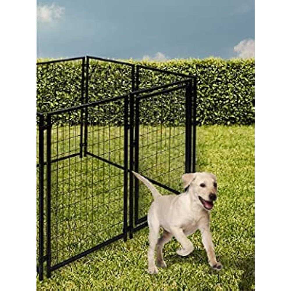 ALEKO Steel Dog Kennel Playpen Indoor Outdoor Pen for Small/Medium/Large Puppy/Dog - Nail Gallerys