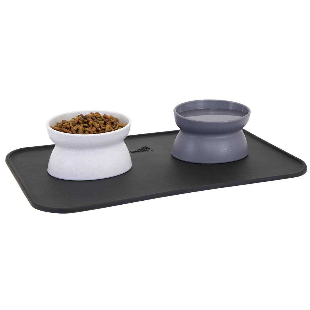 Kitty City Raised Cat Food Bowl Collection_Stress Free Pet Feeder and Waterer - Nail Gallerys