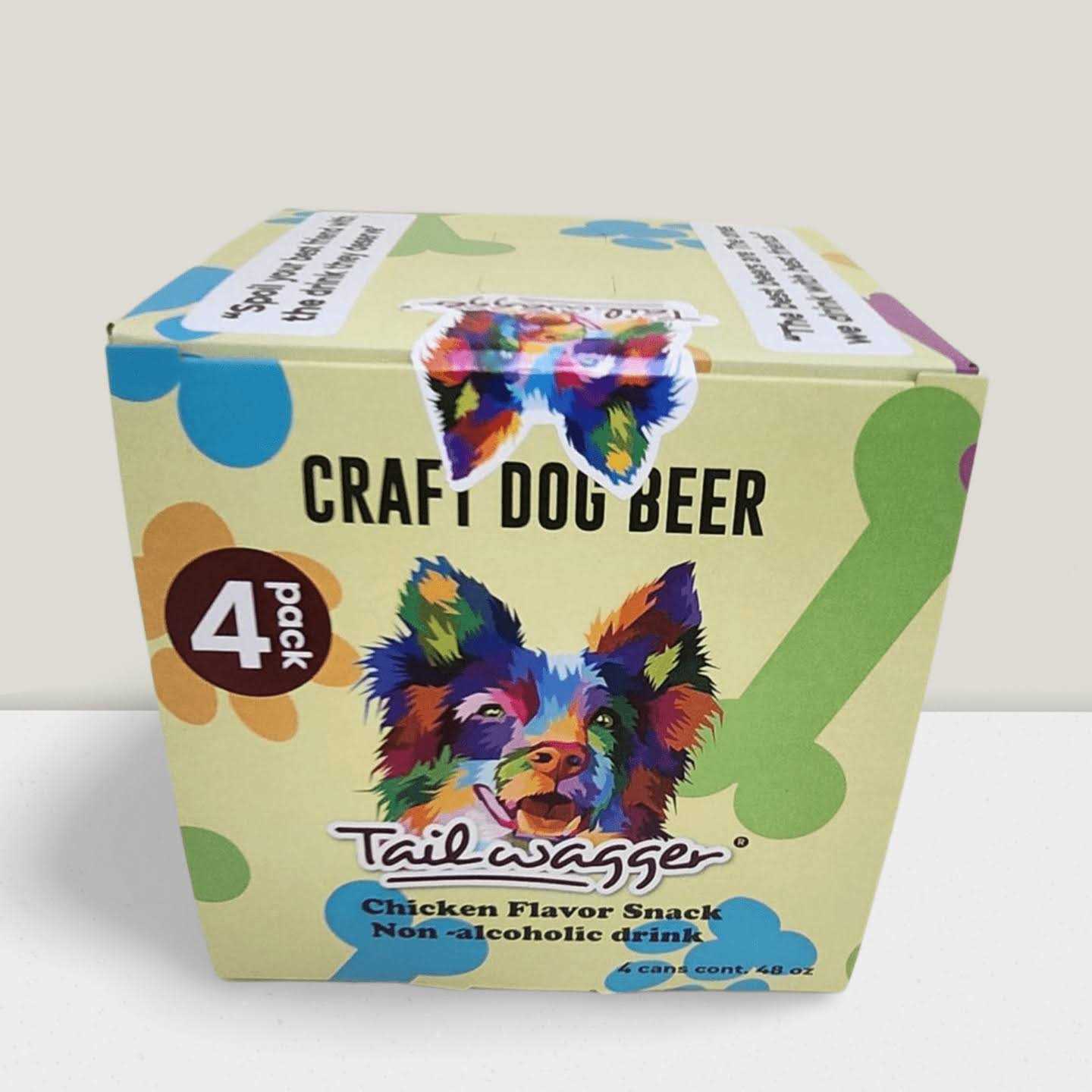 Tailwagger 4-pack 12 oz Chicken Porter Dog Beer - Nail Gallerys
