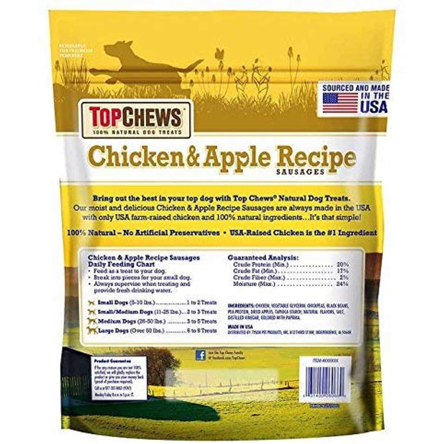 Top Chews Chicken & Apple Recipe 100% Natural Dog Treats - Nail Gallerys