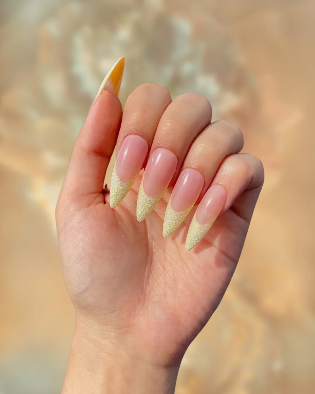 Sparkling Lemonade French - Nail Gallerys