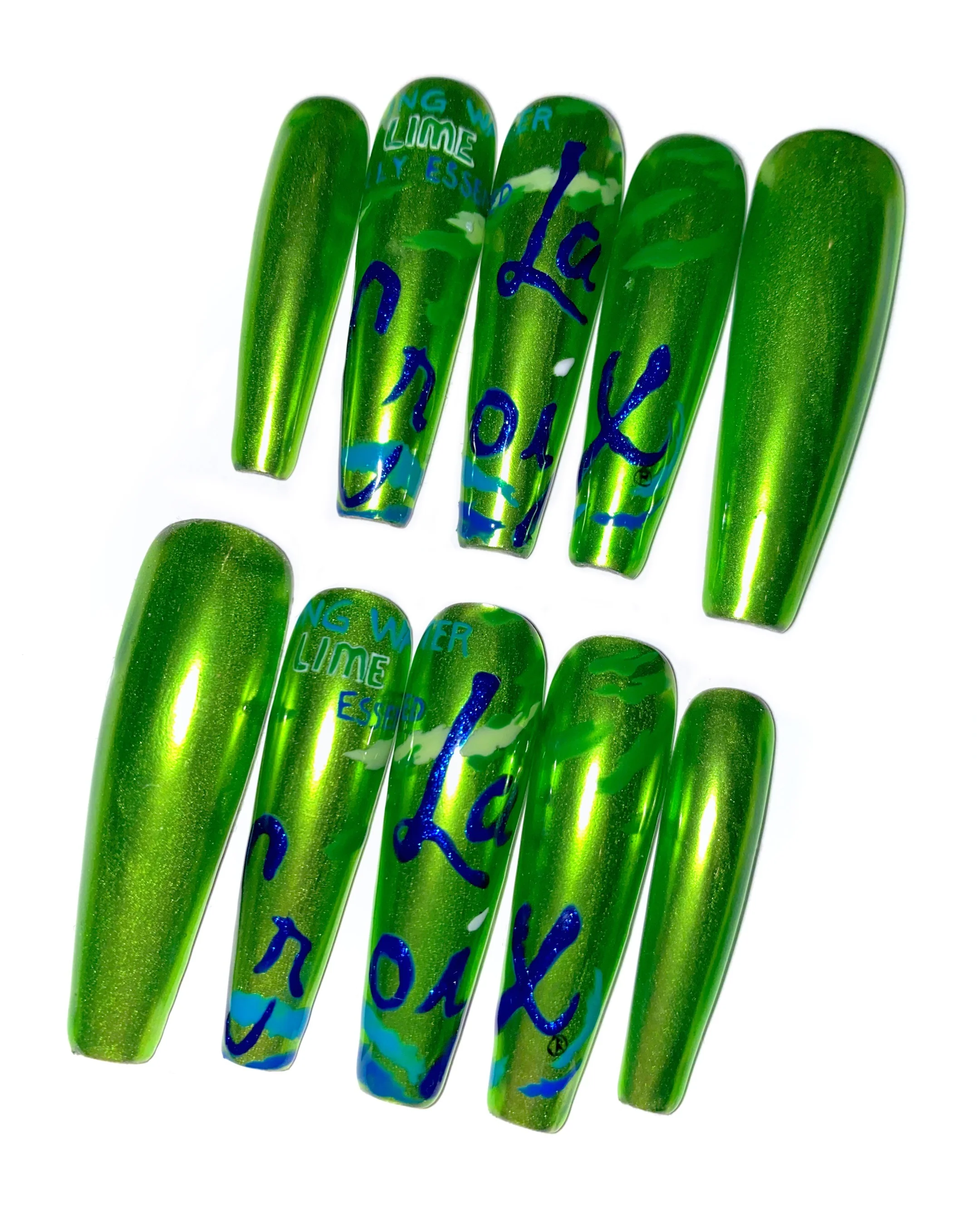 LaCroix: Lime - Nail Gallerys