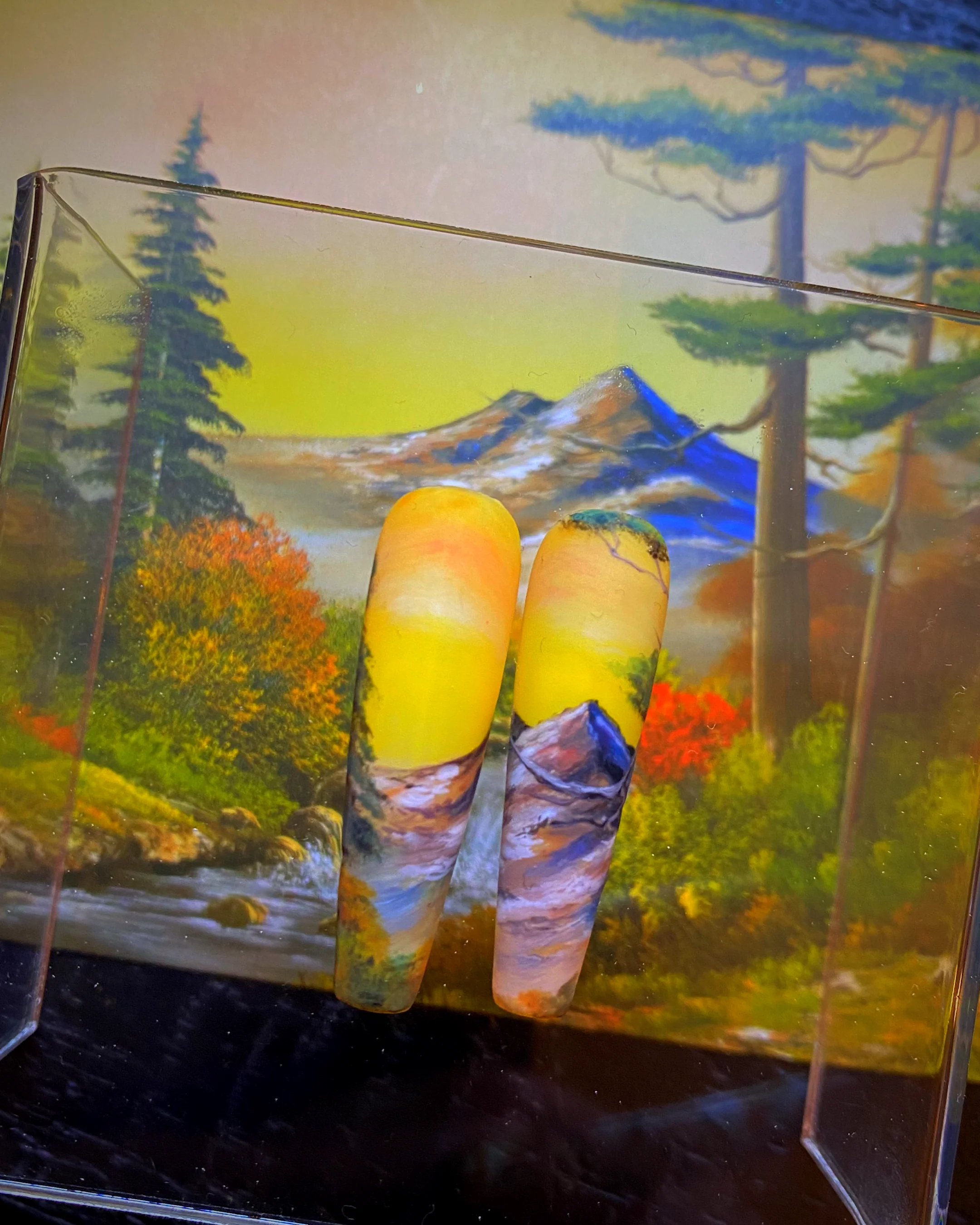 Bob Ross Press-Ons - Nail Gallerys