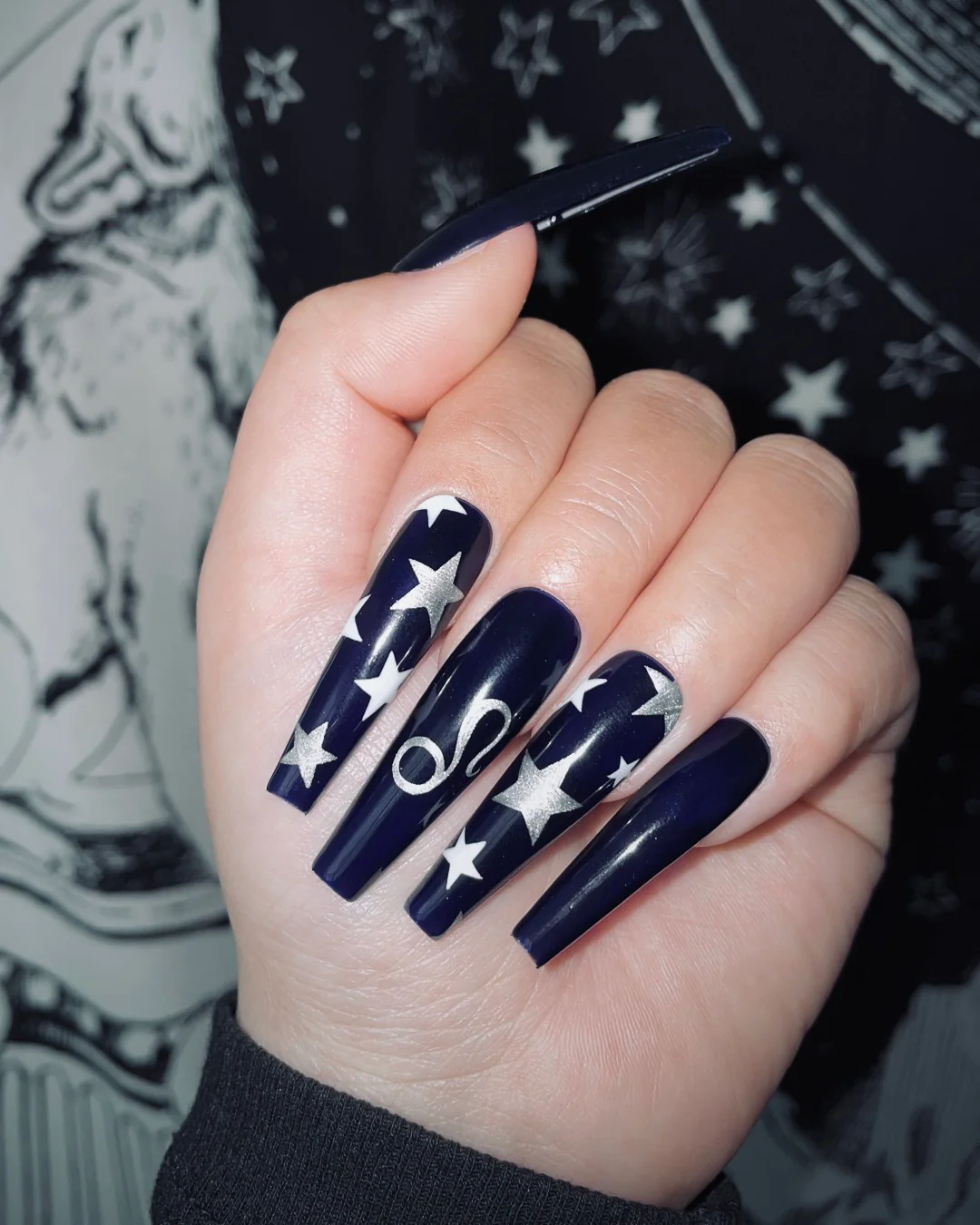What's Your Sign? (Navy) - Nail Gallerys