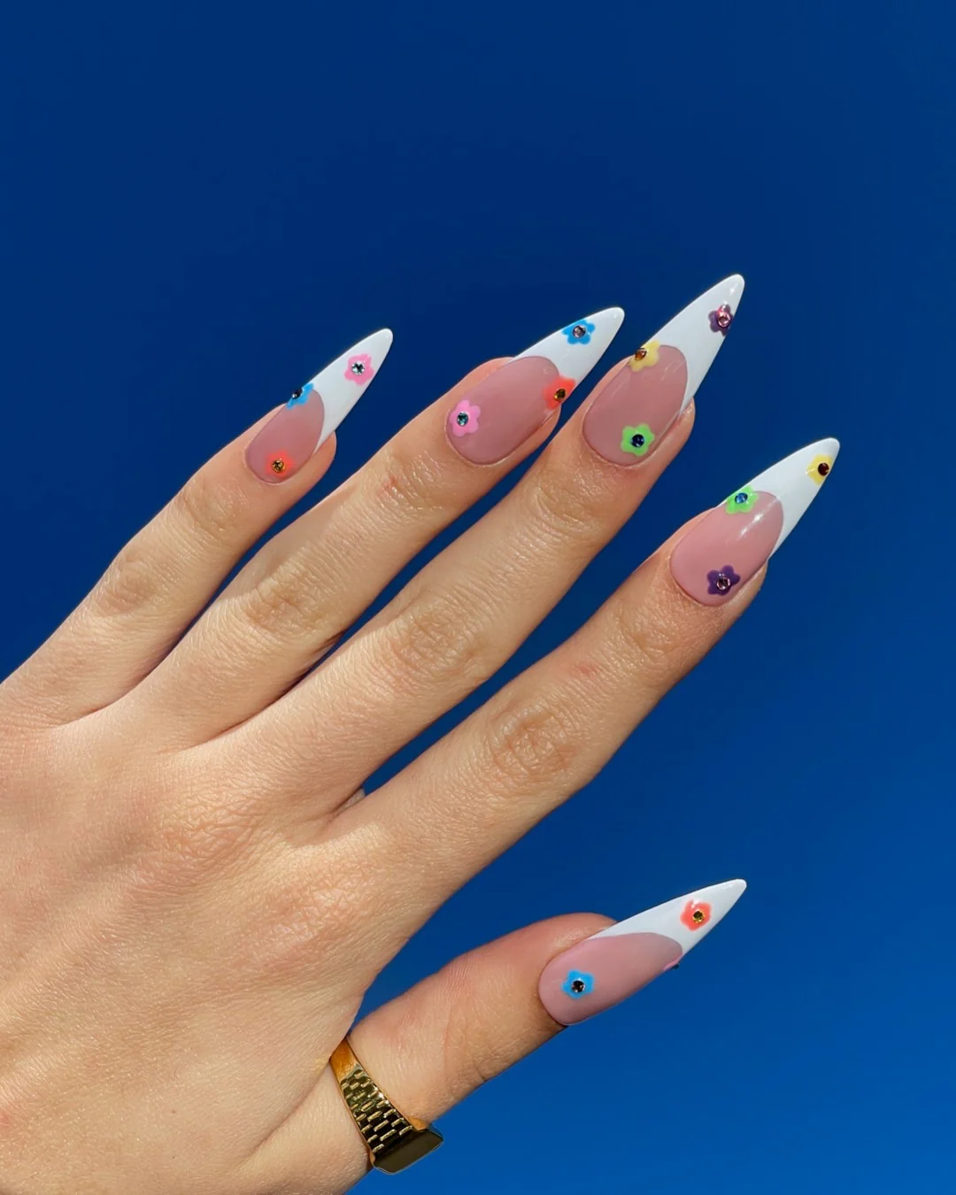 Flower Power Rainbow - Nail Gallerys