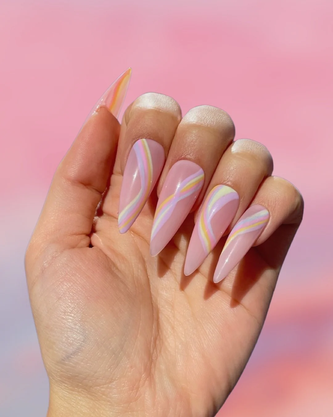 Pastel Swirls - Nail Gallerys