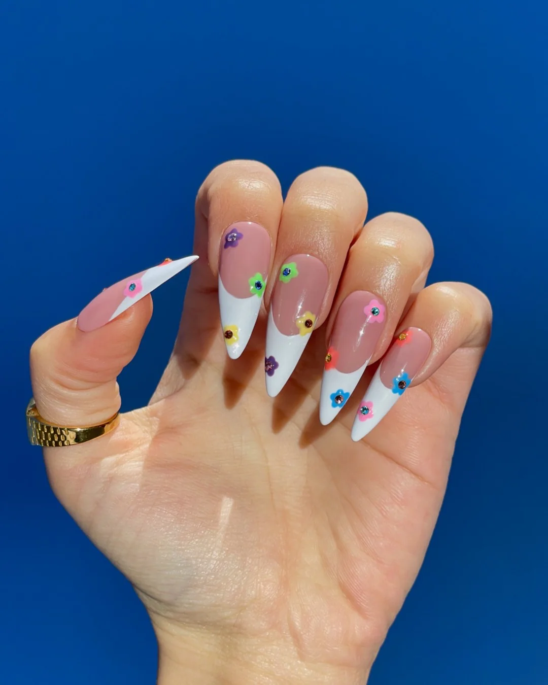 Flower Power Rainbow - Nail Gallerys