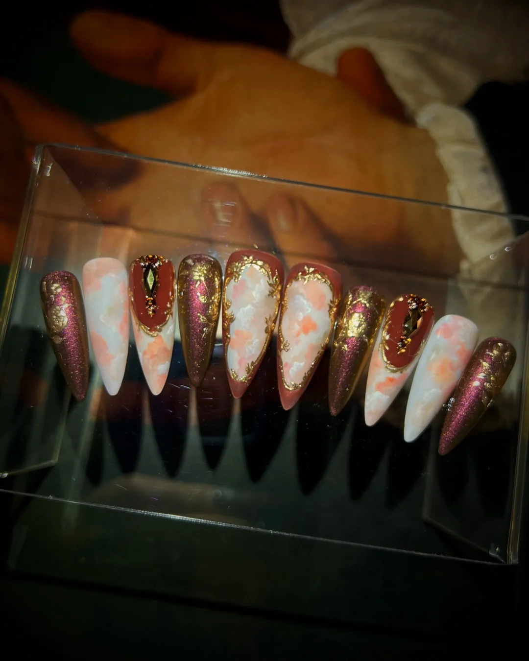 Rococo Sunset - Nail Gallerys