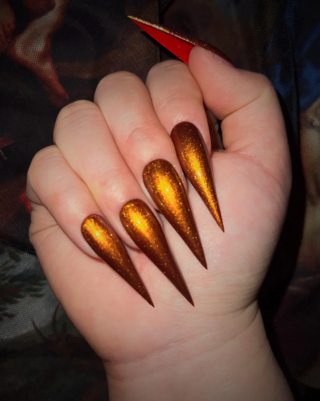 Molten Bronze: Red Bottoms - Nail Gallerys