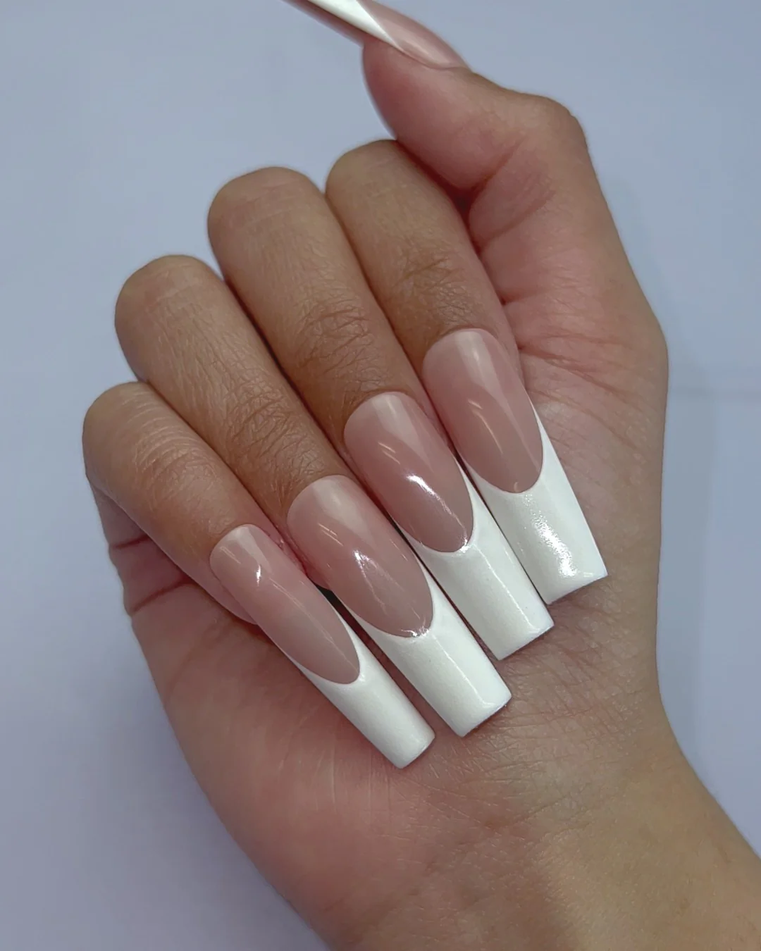 Rosy Glow Tips - Nail Gallerys