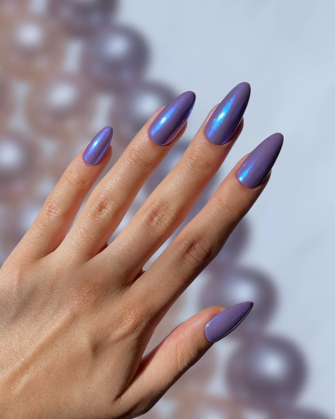 Purple Edison Freshwater Pearl - Nail Gallerys