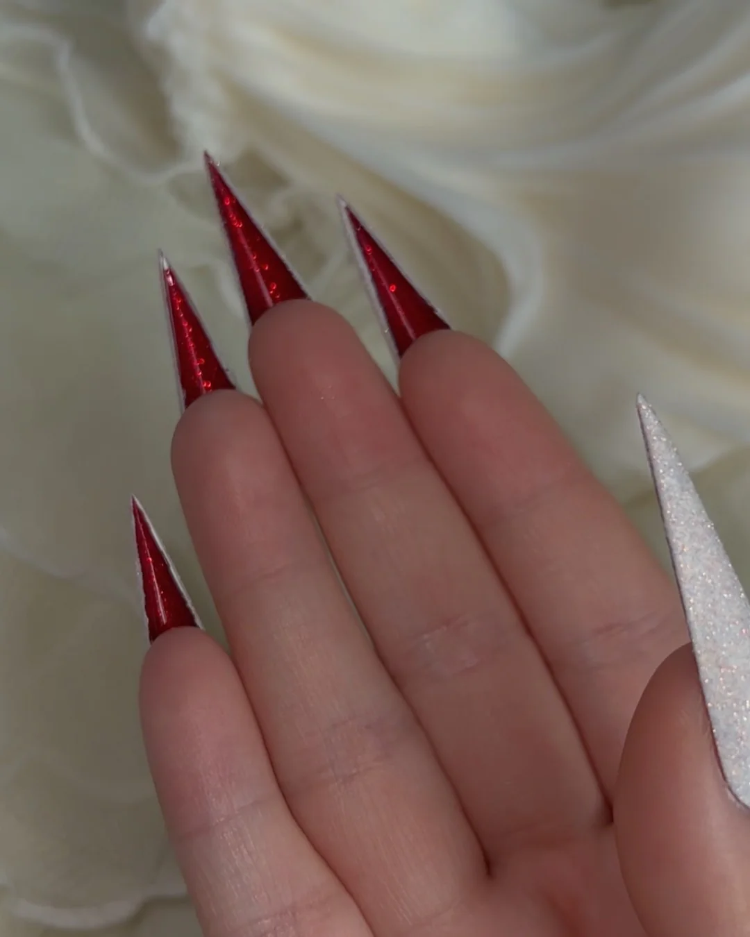 Cupid Wings (Crushed Ruby) - Nail Gallerys