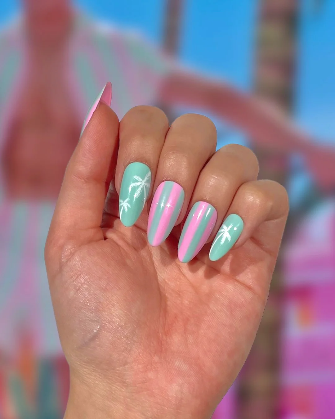 Malibu Stripes - Nail Gallerys