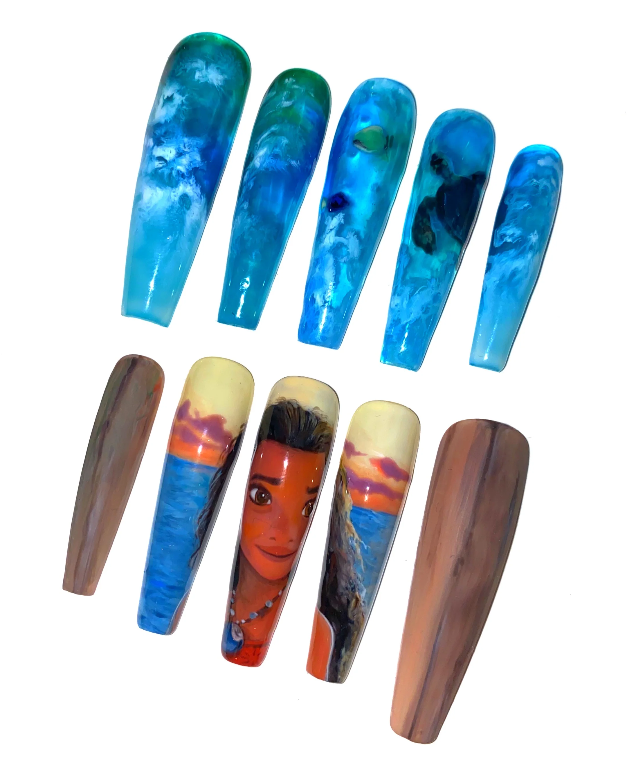 How Far I'll Go - Nail Gallerys