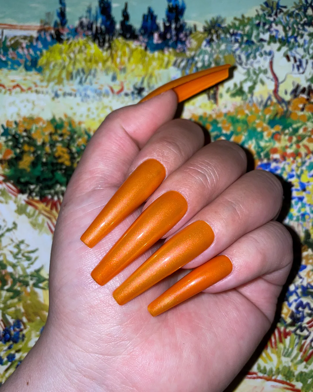 Van Gogh Marigold - Nail Gallerys