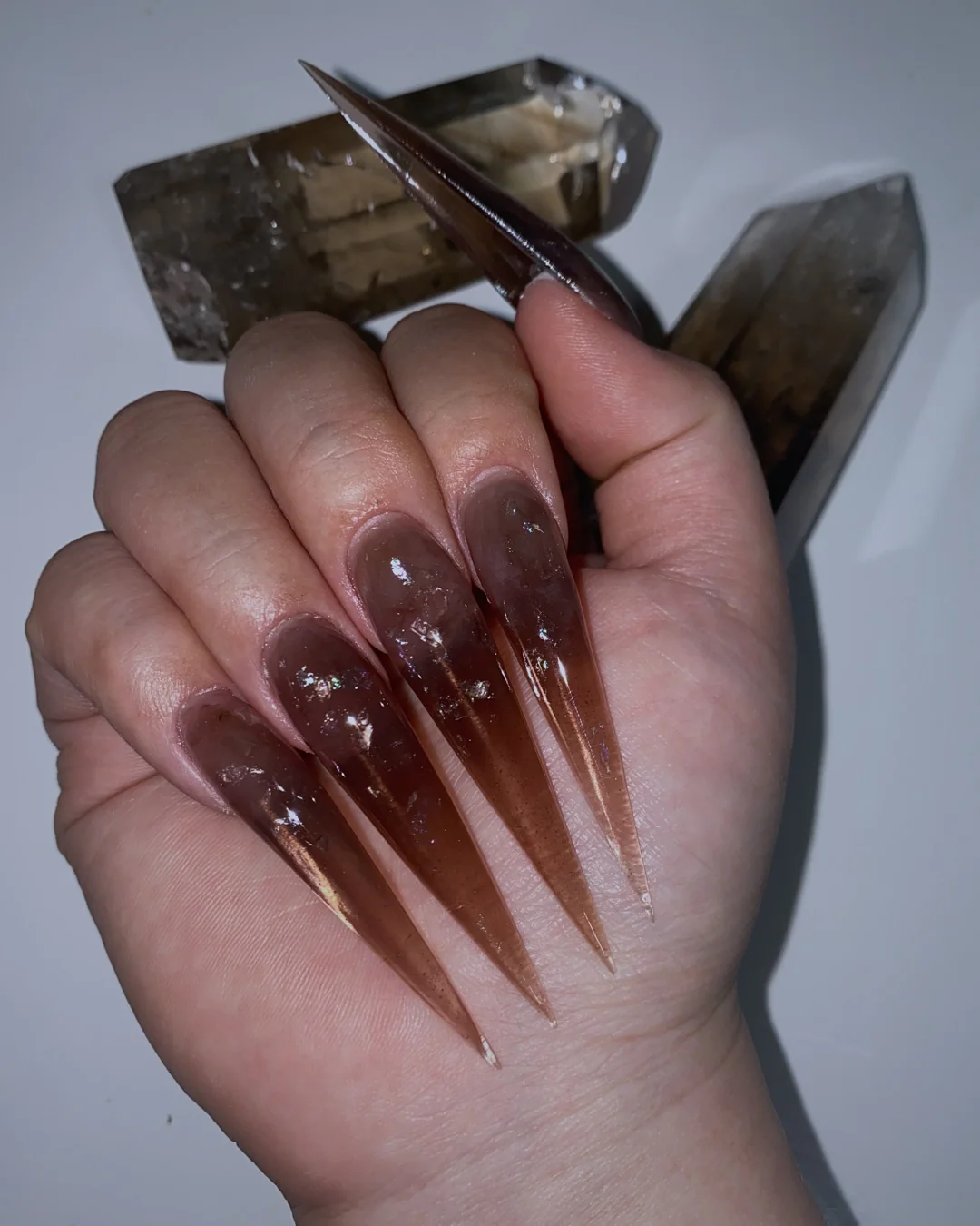 Smoky Quartz - Nail Gallerys